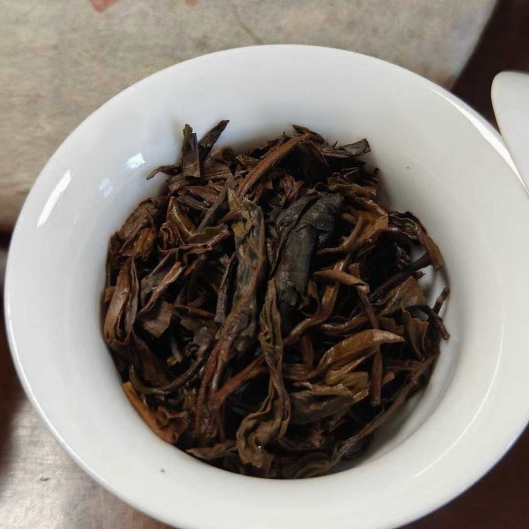 1990s Vintage Tianmenshan Tall Tree Raw Puerh Tea Cake, Tongchang Huangji 380g