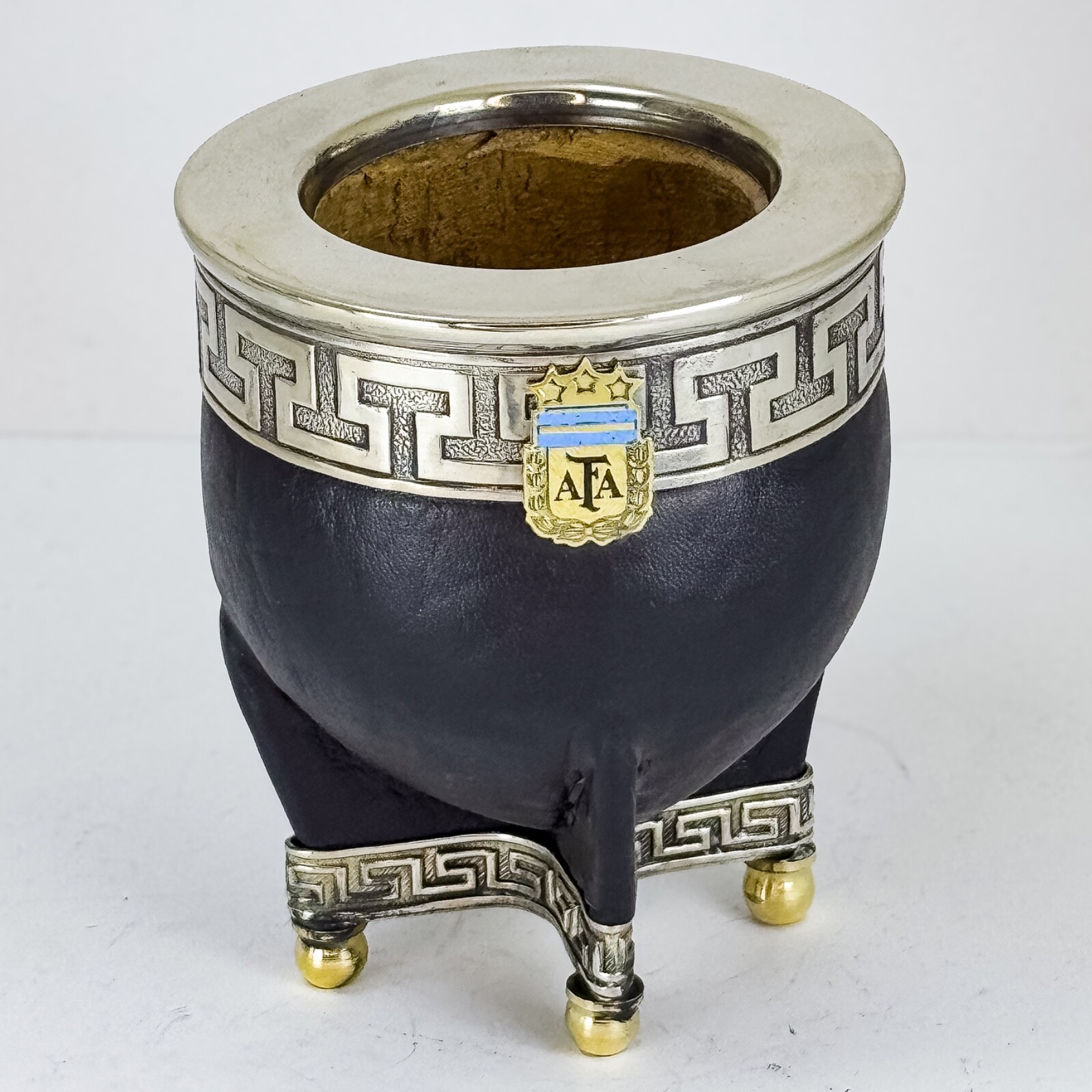Taza/Mate Imperial with AFA logo MESSI High Quality + Straw