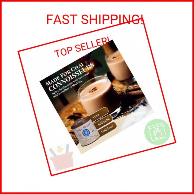 Blue Lotus Chai Tea – Traditional Masala Chai – Makes 100 Cups – 3 Ounce Masala