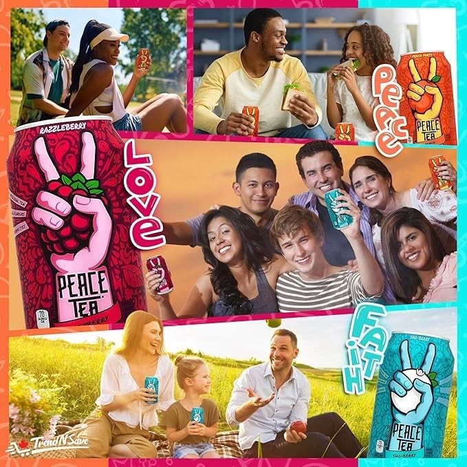 Peace Tea Peach – No Preservatives, Made with Real Tea, and Natural Fruity