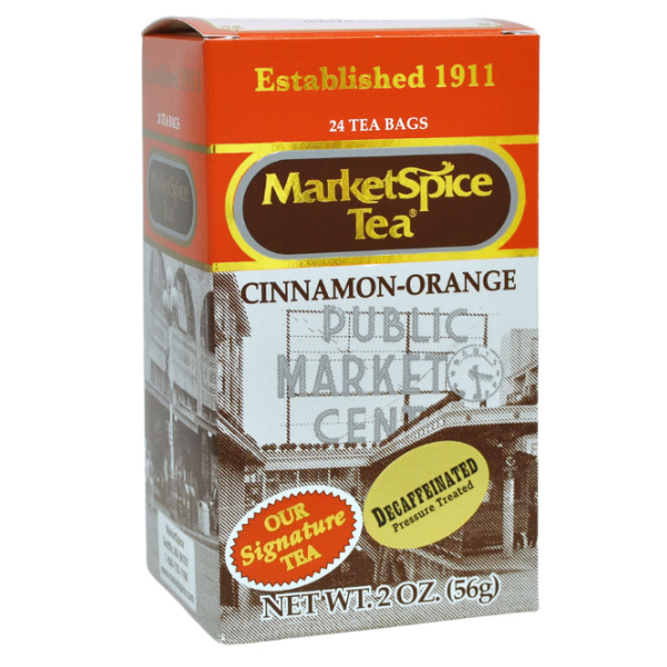 MARKETSPICE DECAFFEINATED CINNAMON-ORANGE TEA – 2 PACK