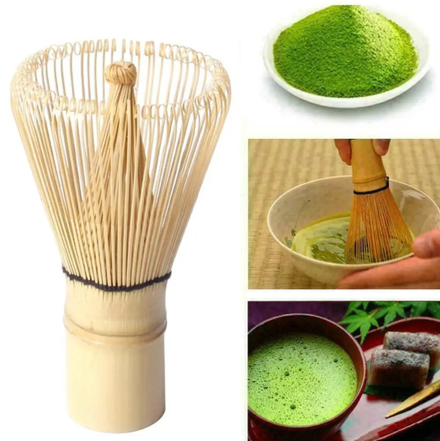 1pc Japanese Matcha Whisk Bamboo Chasen Tea Tool Traditional Ceremony Brush
