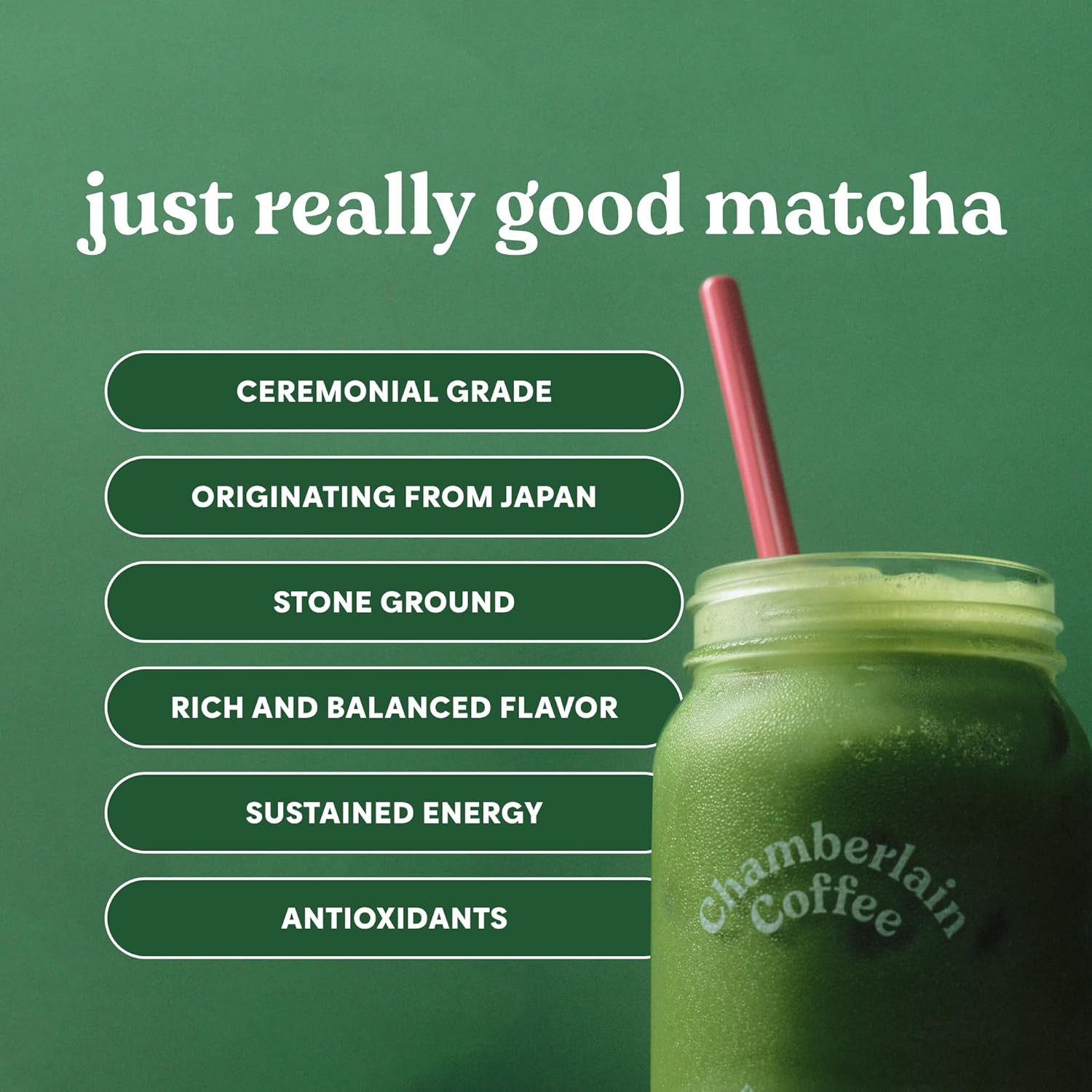 Chamberlain Coffee Chocolate Matcha 30g, 2 Pack, Flavored, Sweet & Smooth