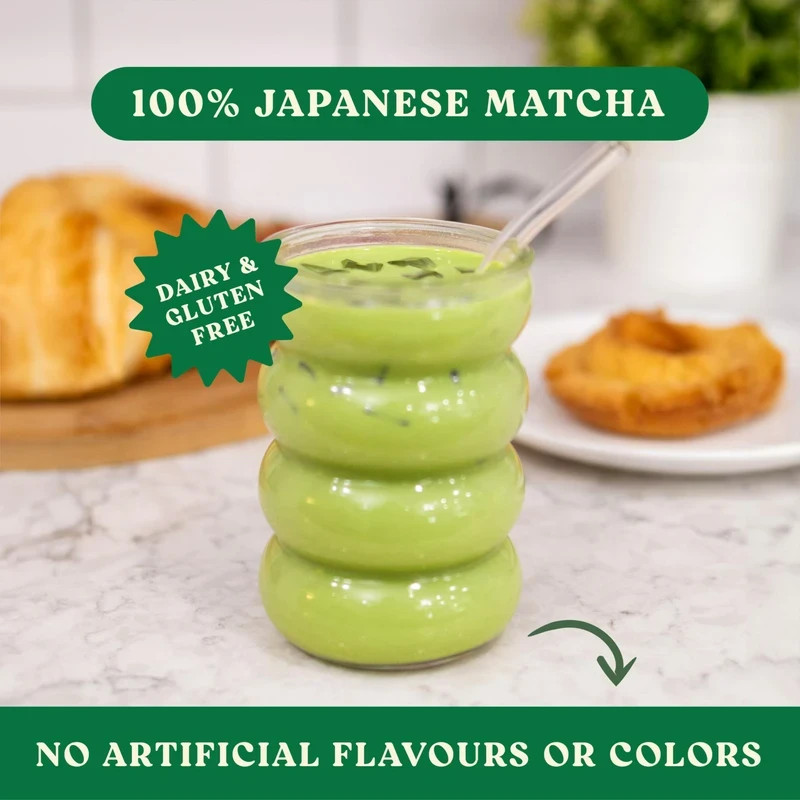 20 Harmony Matcha Vanilla Japanese Matcha, Sweetened w/ Organic Sugar On-the Go