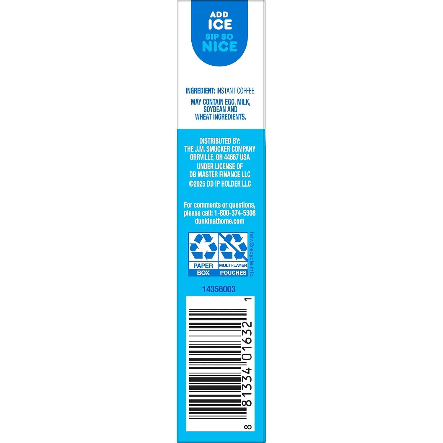 Cold Coffee Packet, 1.02 Oz., 6/Box (8133401632)