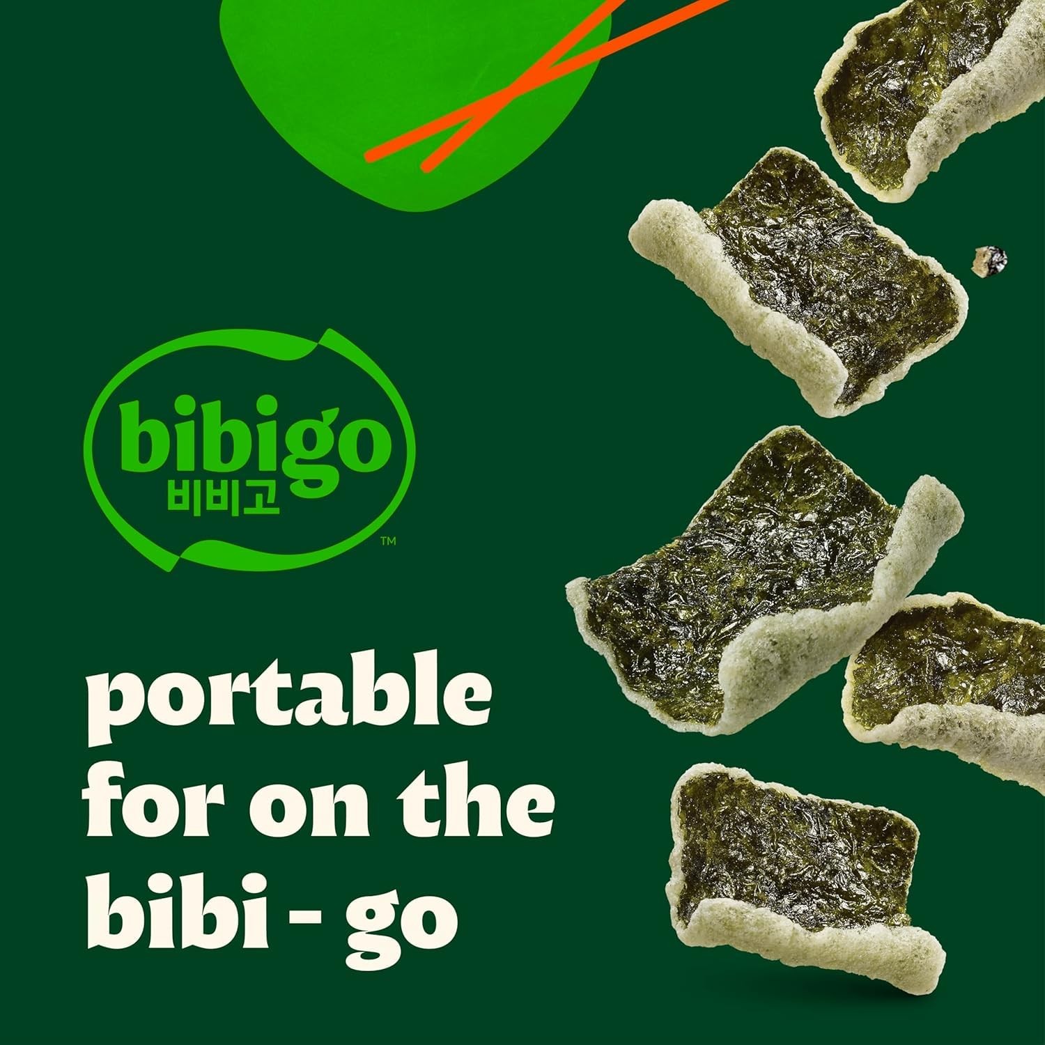 Bibigo Seaweed Chips, 1.41 Ounce Pack of 1