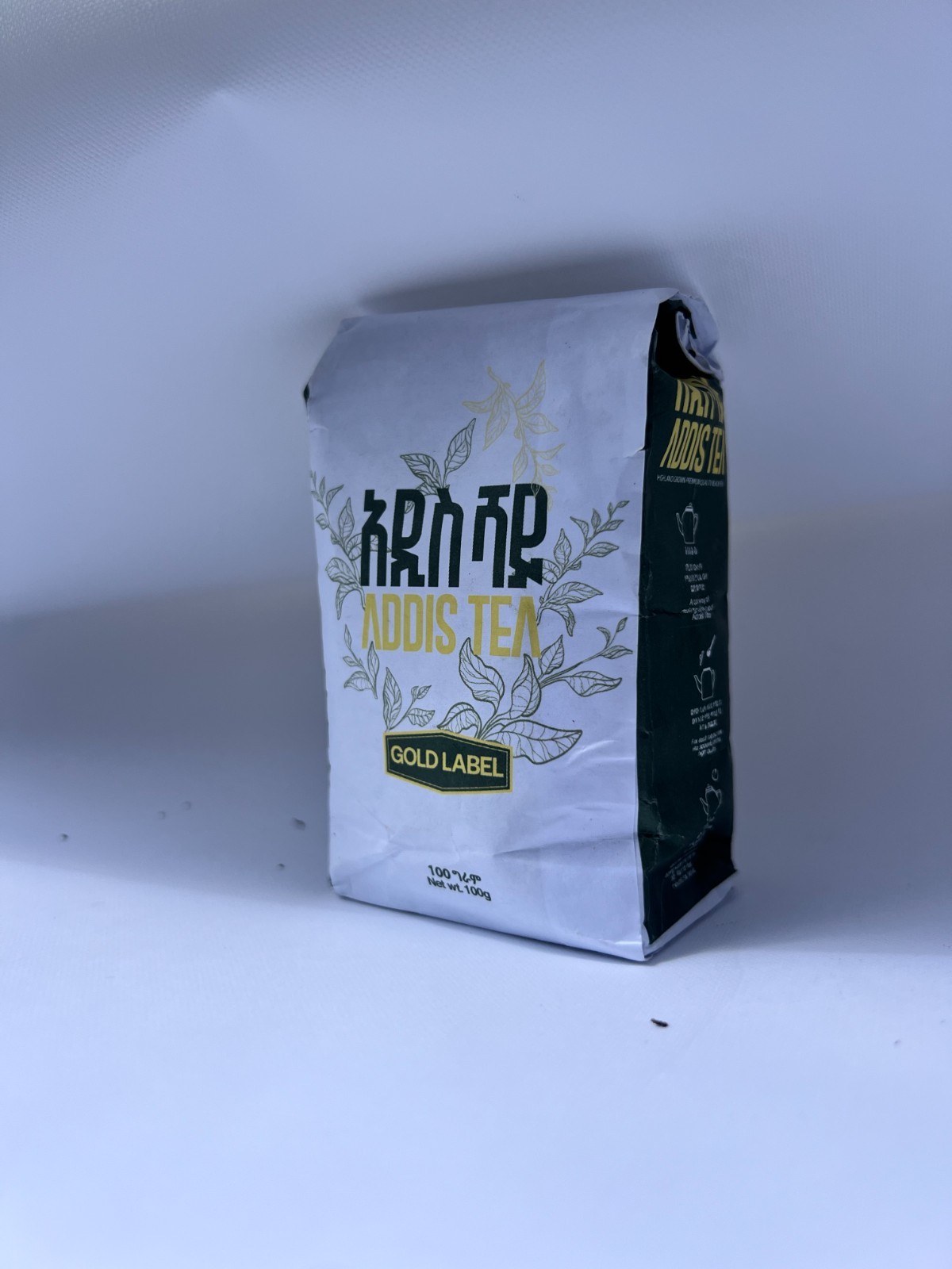 Addis Shay Gold Label Addis Tea Ethiopian Organic Blend Loose Tea 100g