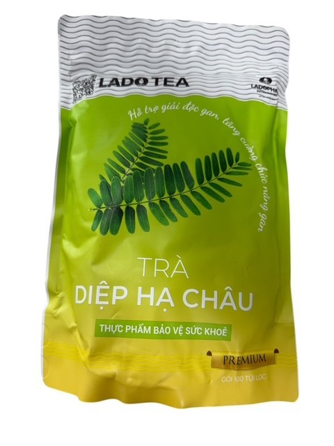1 Pack of LADOPHAR Phyllanthus Tea (Trà Diệp Hạ Châu) 100 Teagbags 2g- Viet Nam