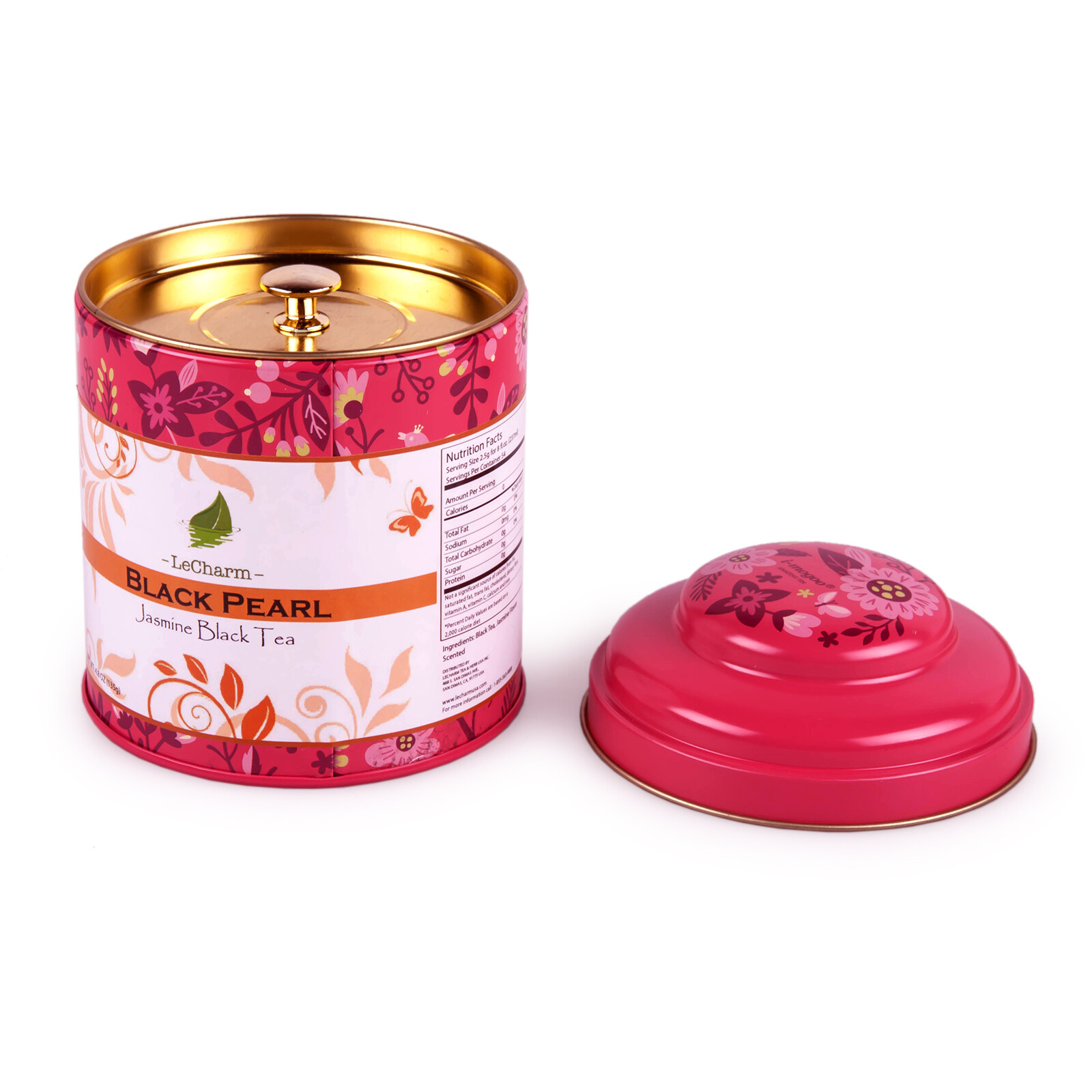 Loose Leaf Black Jasmine Pearl Tea Preium Quality Hot Flower Tea Pleasant Aroma