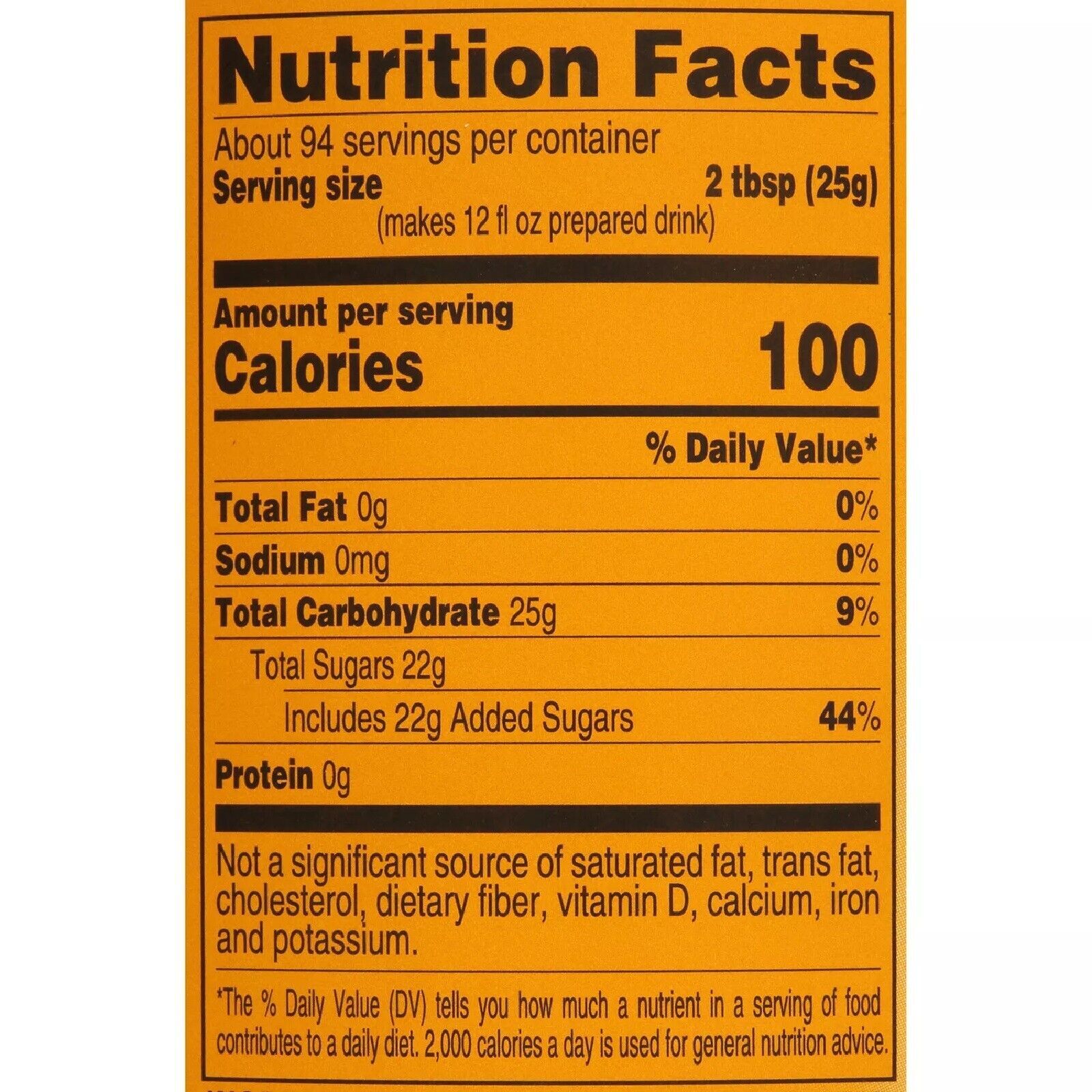4C 35 QT Peach Iced Tea Mix (82.6 oz.)