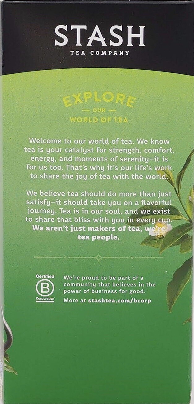 2 Box Stash Premium Green Tea. 60 Tea Bags. Blended Green Tea.