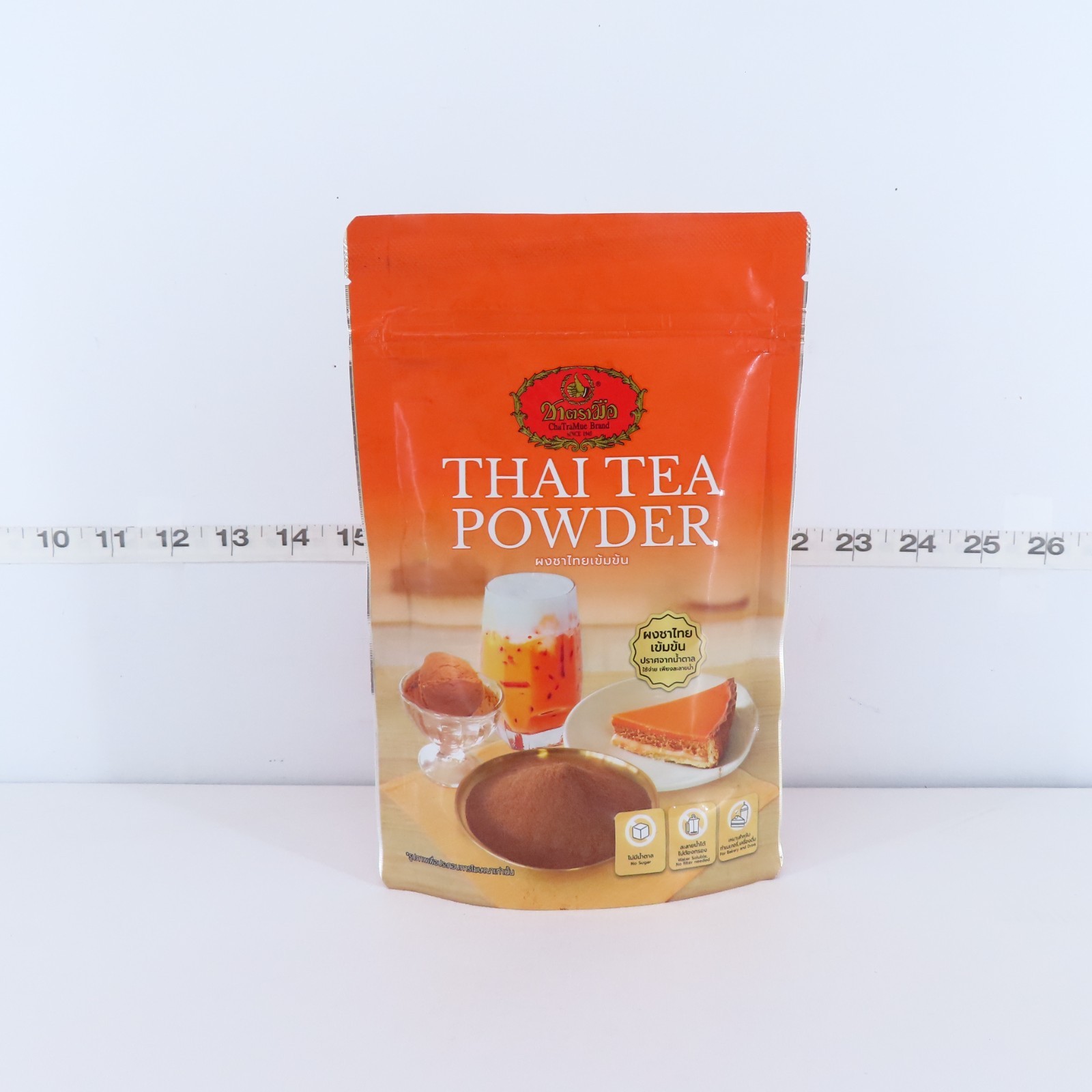 100G. CHA TRA MUE INSTANT TEA POWDER THAI TEA *NO SUGAR ADDED*