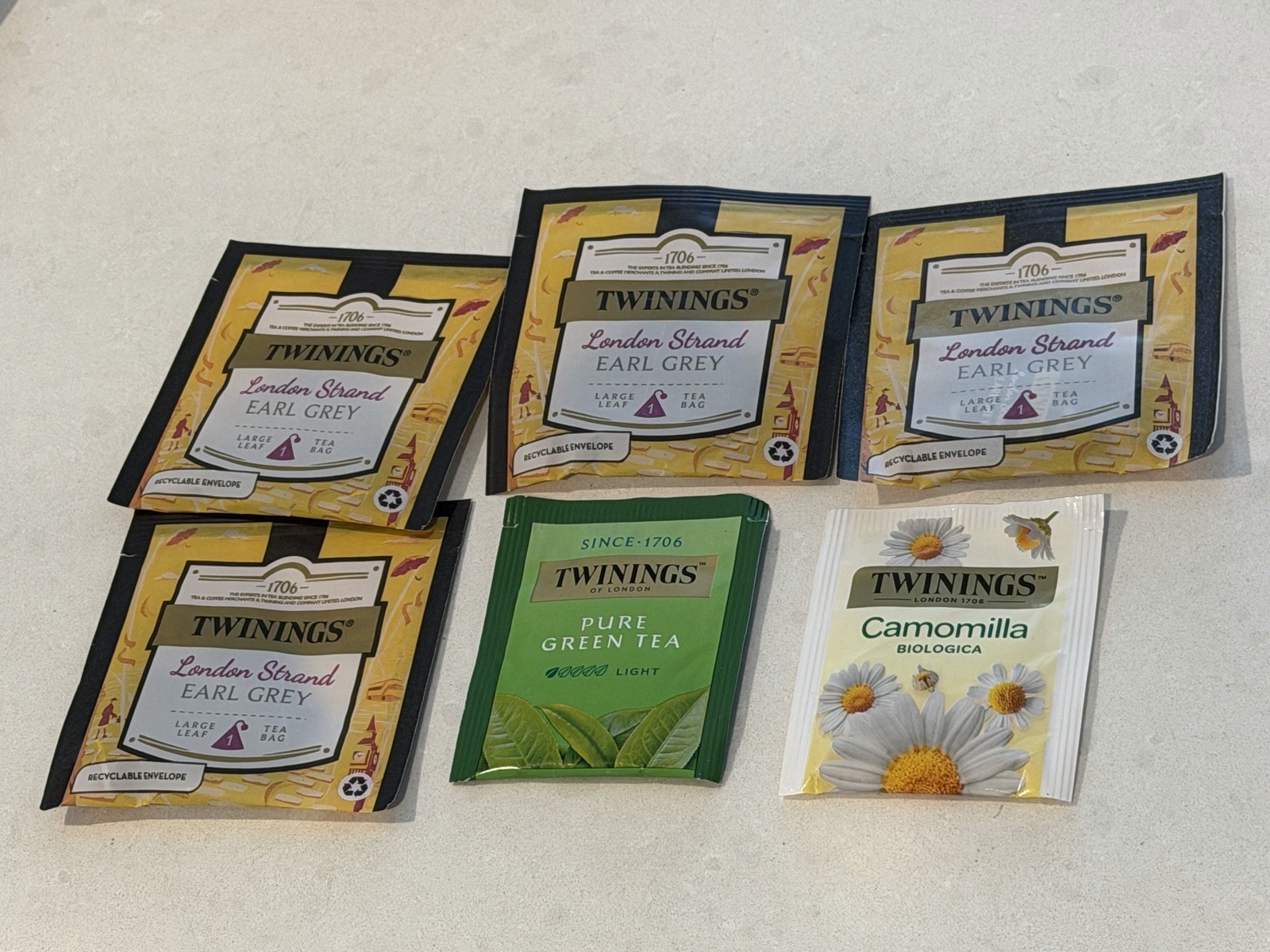 11 x TWININGS Premium Tea Bags Mixed Assortment. Fresh. New. Total 11 Sachets.