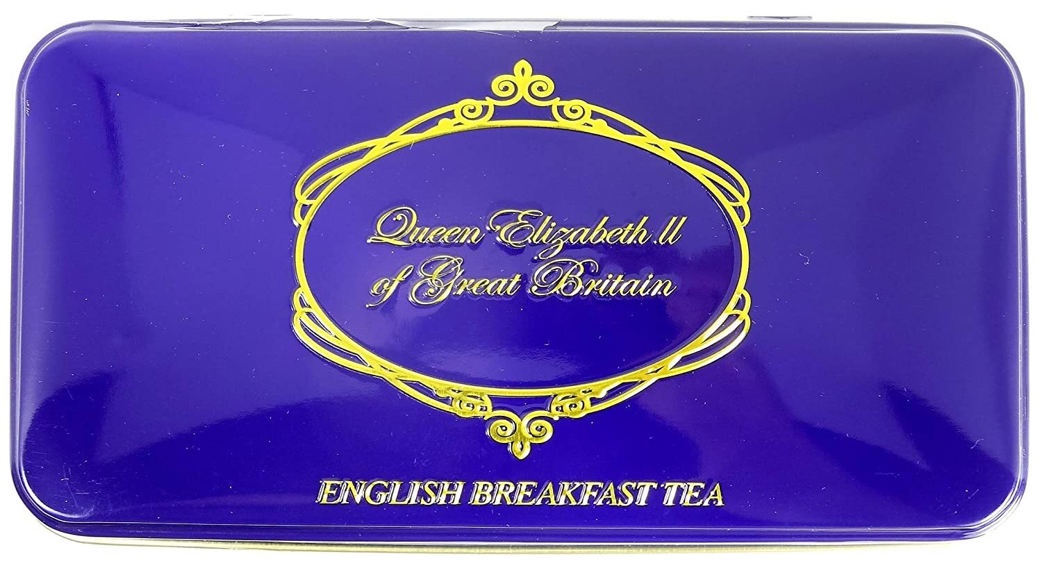 QUEEN ELIZABETH II OF GREAT BRITAIN TIN ENGLISH BREAKFAST TEA 40 TEABAGS COLLEC