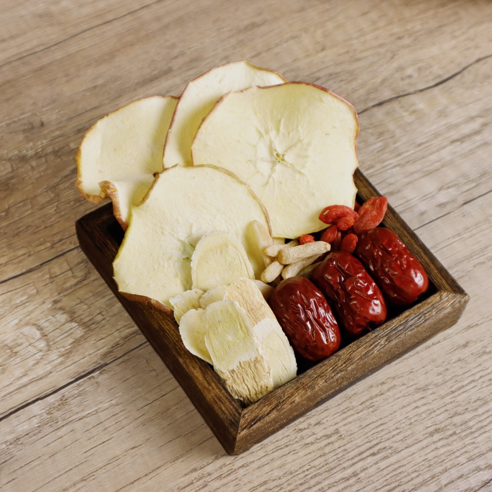 Astragalus Apple slices herbal tea, 1 serving, No caffeine 九龍堂 黄芪苹果元气茶 补水 1份装
