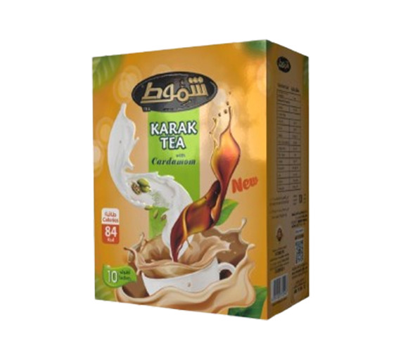 Shammout Karak Tea 10 Sticks with Cardamom Instant Milk Tea
