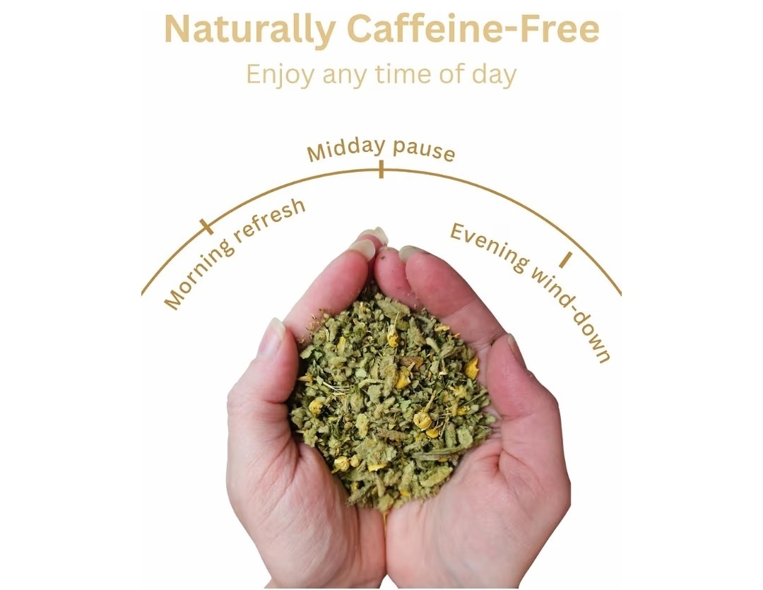 The Good Village Co. Good & Clear Loose Leaf Herbal Tea Mint Chamomile 2oz 50