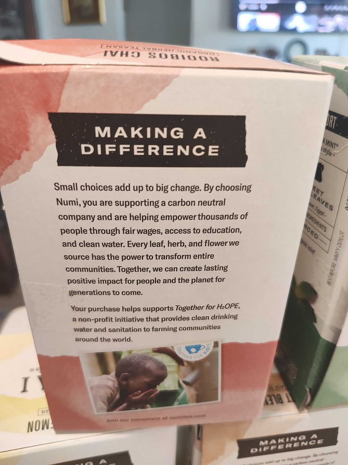 Numi Teas Bags 18 Count In Each Box 5 Individual Boxes Total 90 Tea Bags AAA
