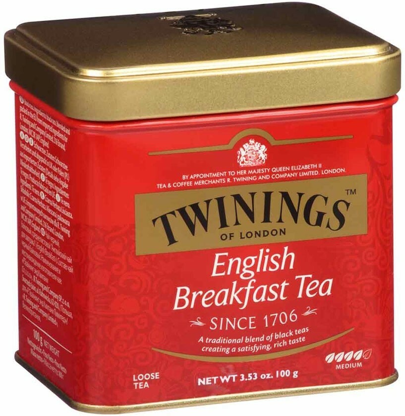 Twinings English Breakfast Loose Tea – 3.5 oz (Pack of 3)