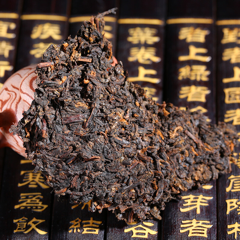 Yunnan Shu Brown Pu-erh Tea Ripe Golden Tree Arbor Cooked Puer 357g
