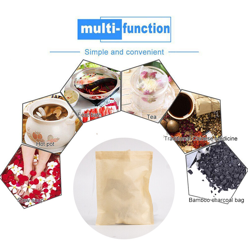 10-5000pcs Tea Bag Disposable Drawstring Empty Teabag Herb Loose Tea Filter LOT