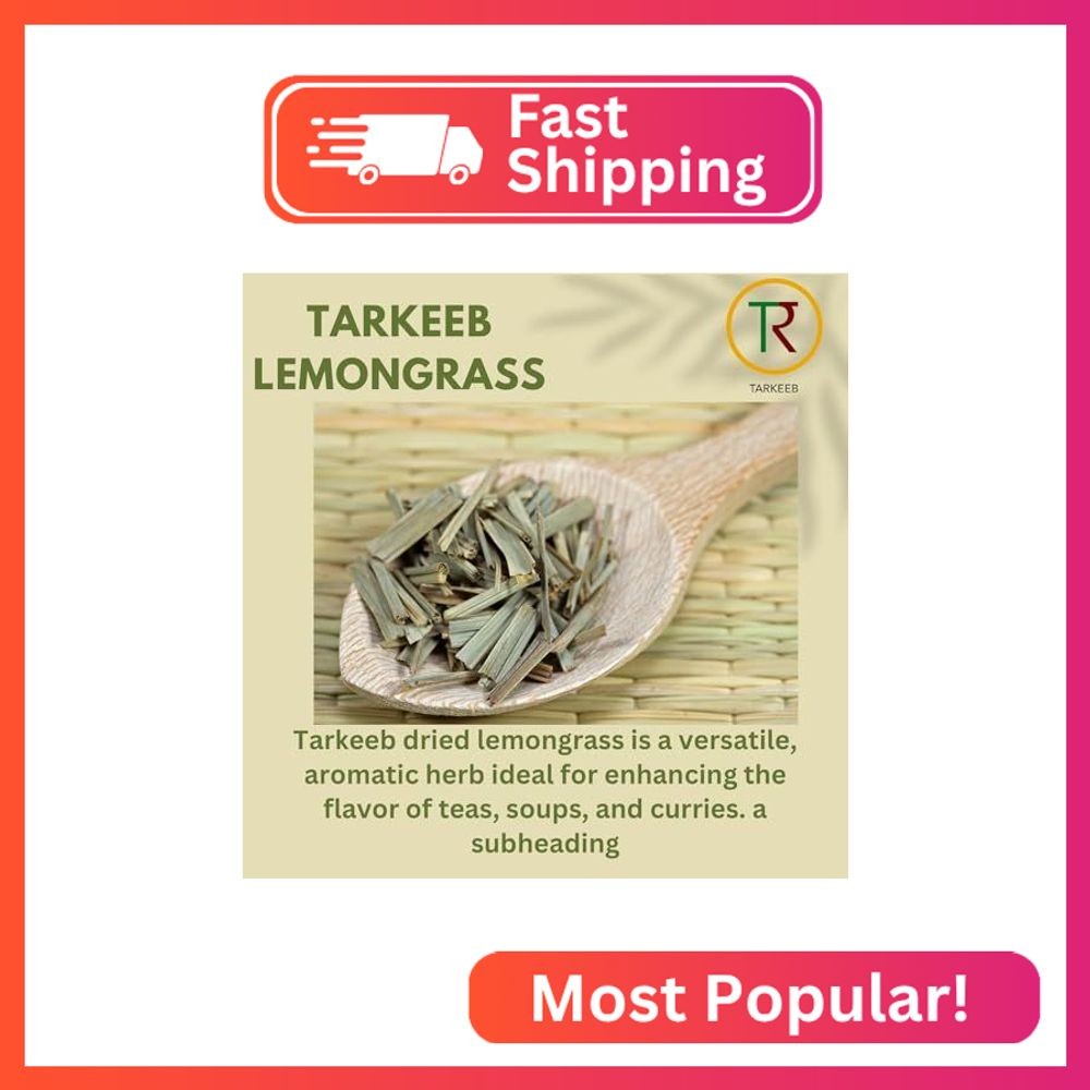 Tarkeeb Lemongrass – Dried Lemon Grass cut and sifted | Used for Cooking and Tea