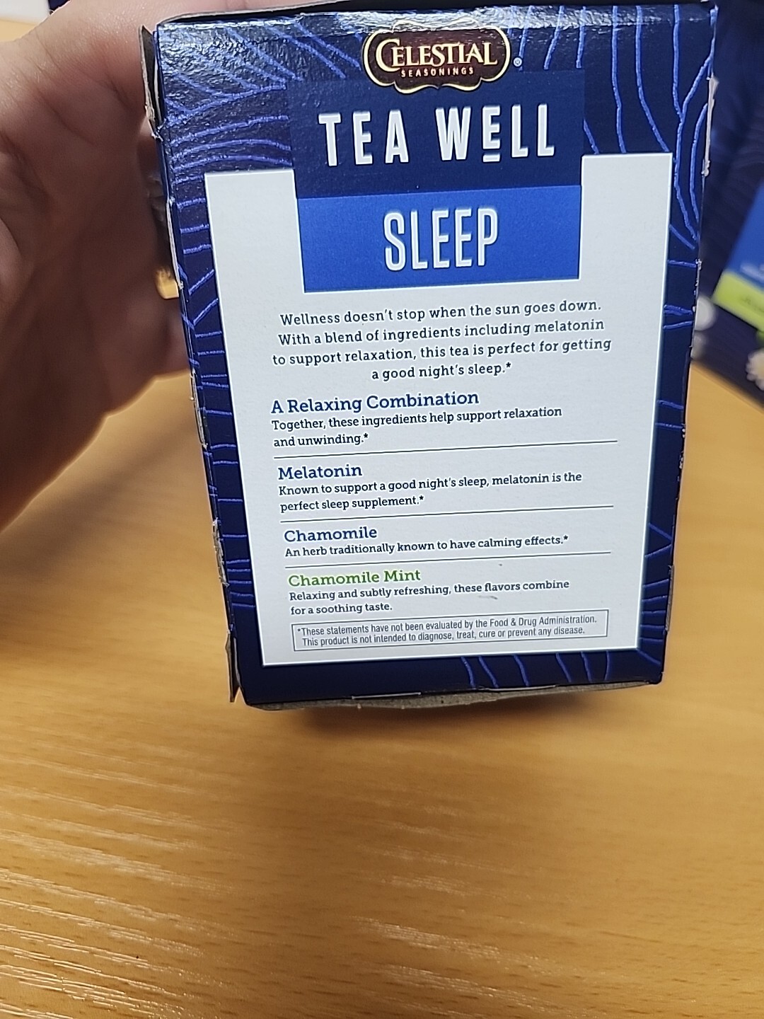 (6) Sleep, Melatonin, Chamomile Mint, Caffeine Free, 12 Tea Bags, 0.04 oz 1.2 g