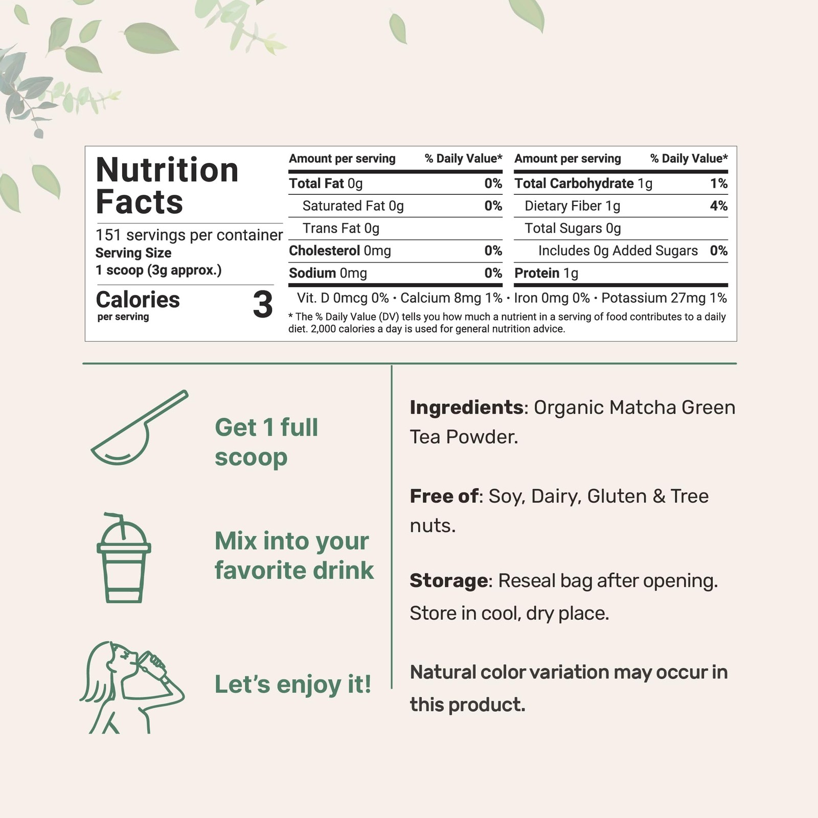 Organic Matcha Green Tea Powder, 1 lb | First Harvest, Culinary Grade from Ja…