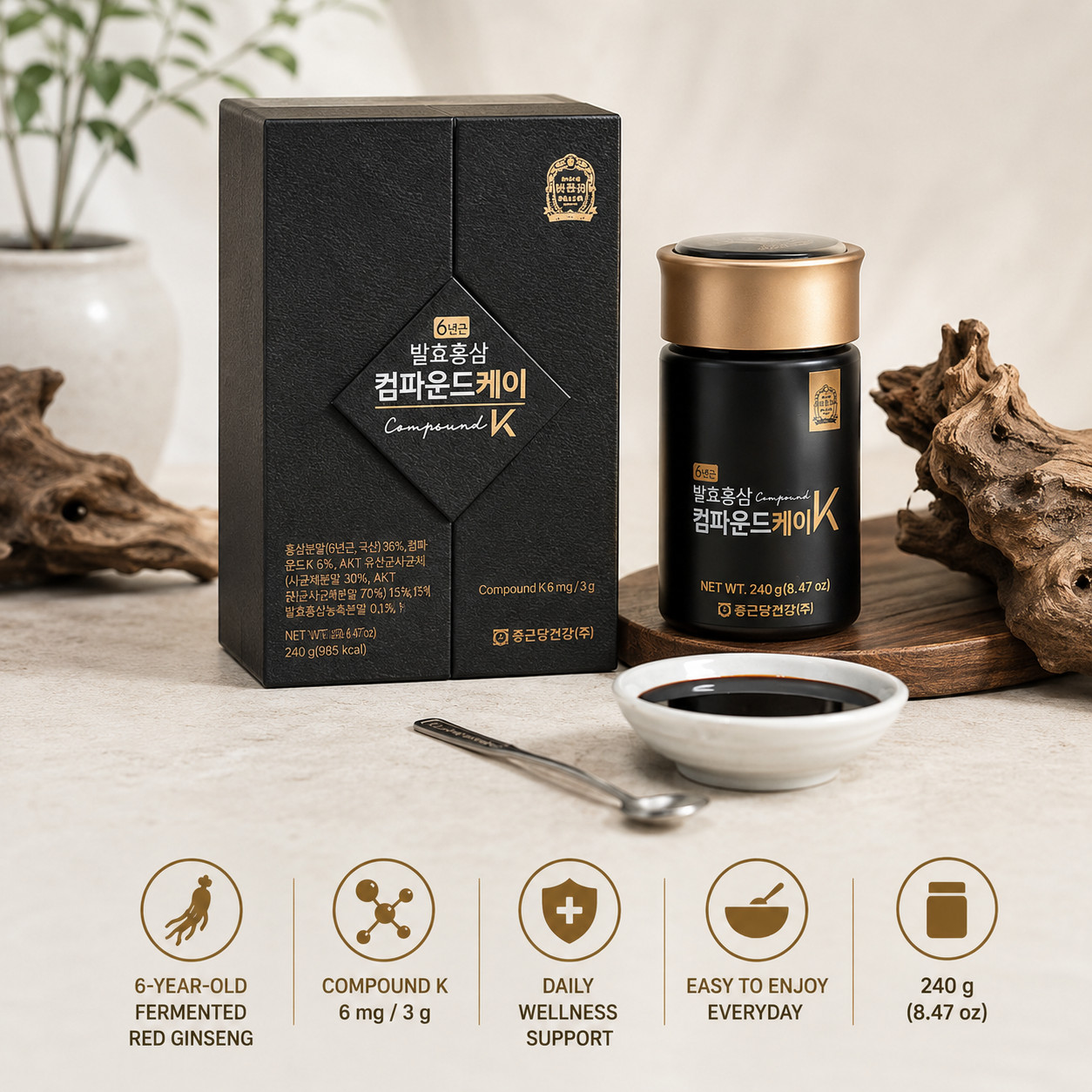Pung-gi Ginseng Nonghyup Korean 6 Years Red Ginseng 240g