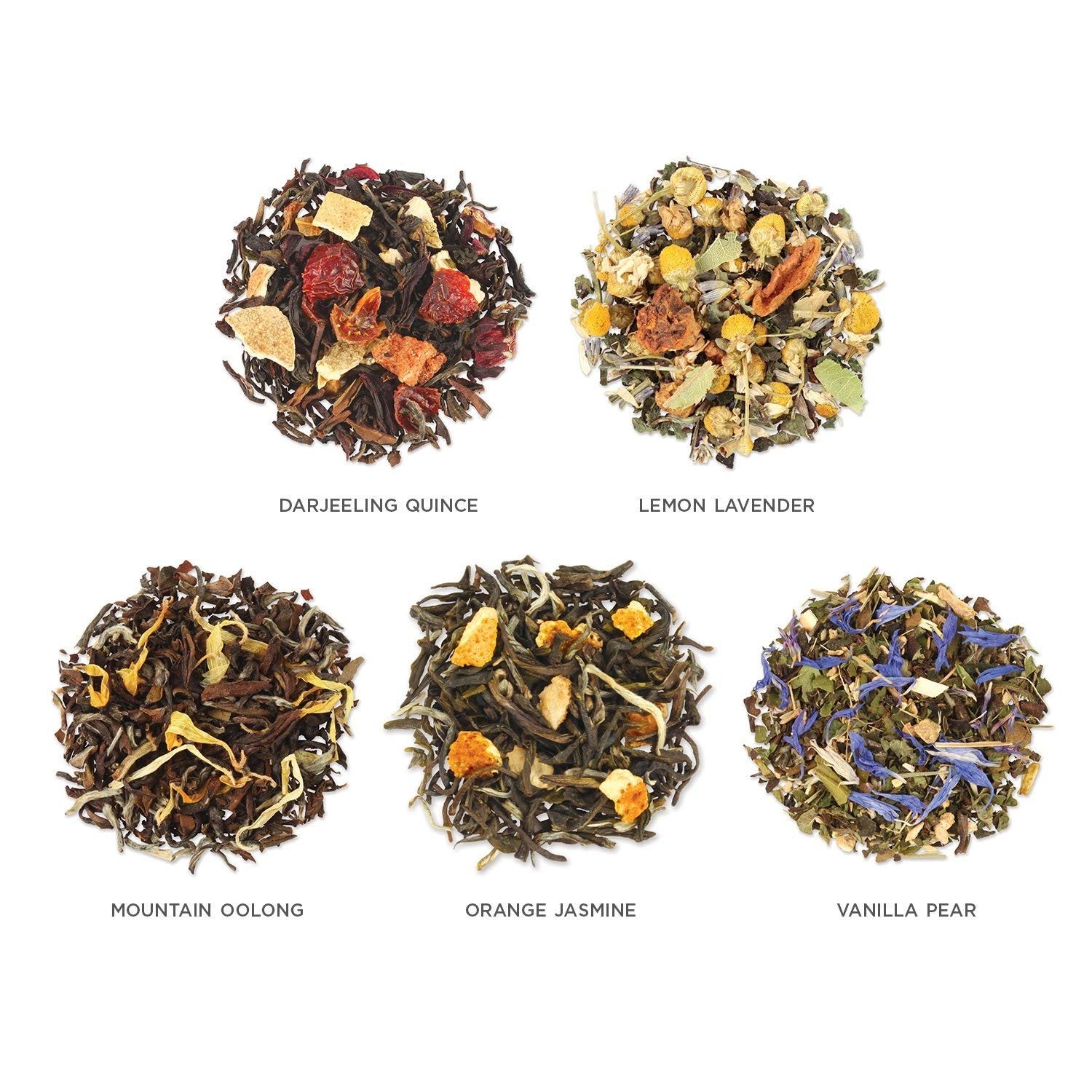 Single Steeps Loose Leaf Tea Sampler, Assorted Variety Tea Box, 15 Single Ser…