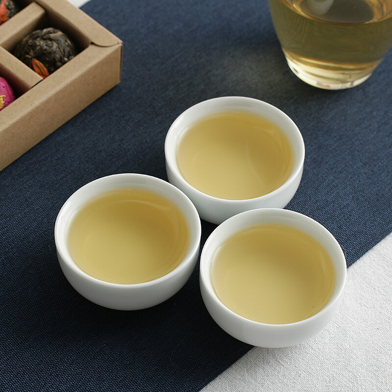 Handmade Ball-shaped Assorted Flowers Flowering Pu-erh Tea Raw 18 Pcs (120g)