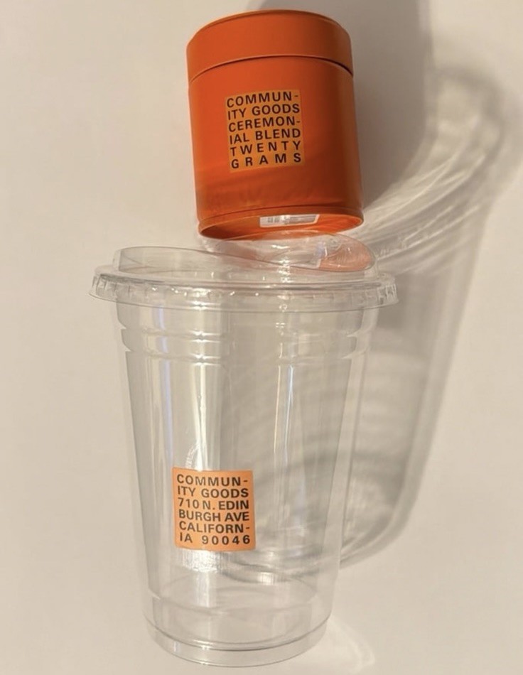 Rocky’s Matcha x Community Goods 20g Matcha Powder Sold Out & Plastic Cup LA