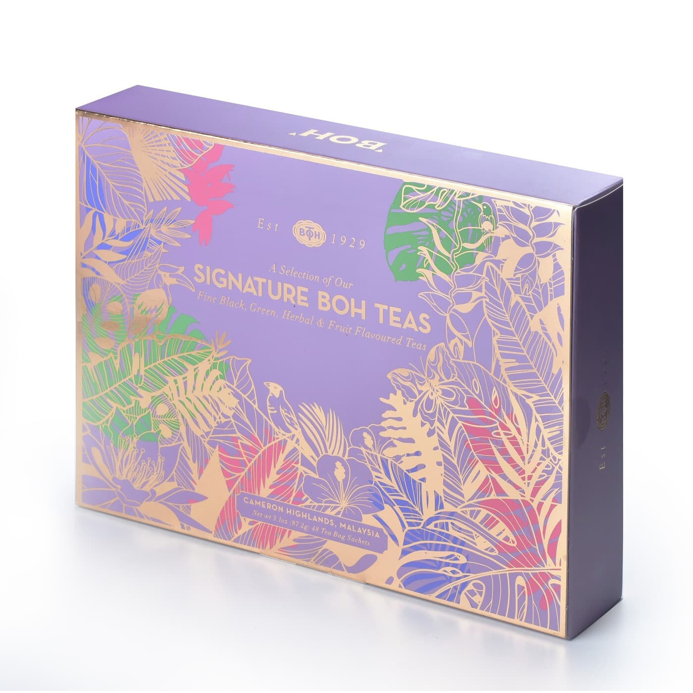 Tea BOH Signature Unique Flavours and Aromas 1 Box x 48 Sachets – DHL