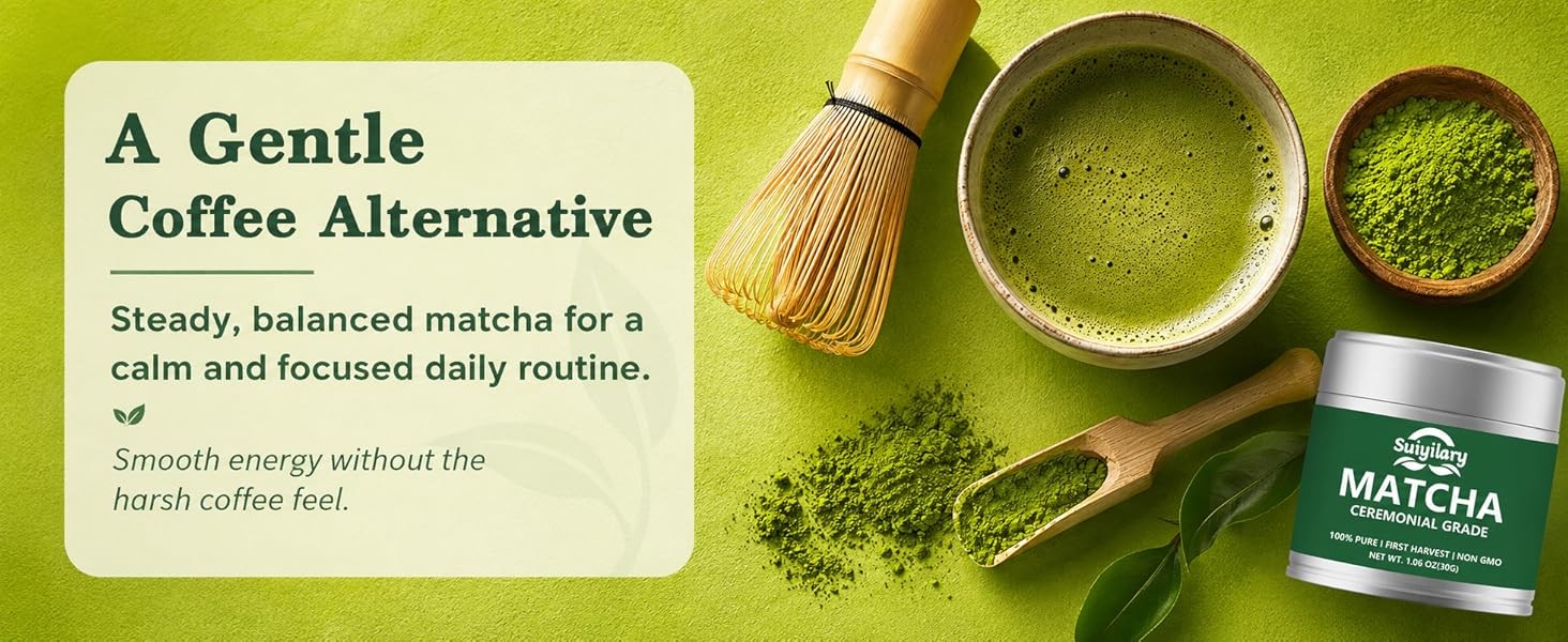 Ceremonial Grade Matcha Powder, Premium First Harvest Green Tea Powder – 100%