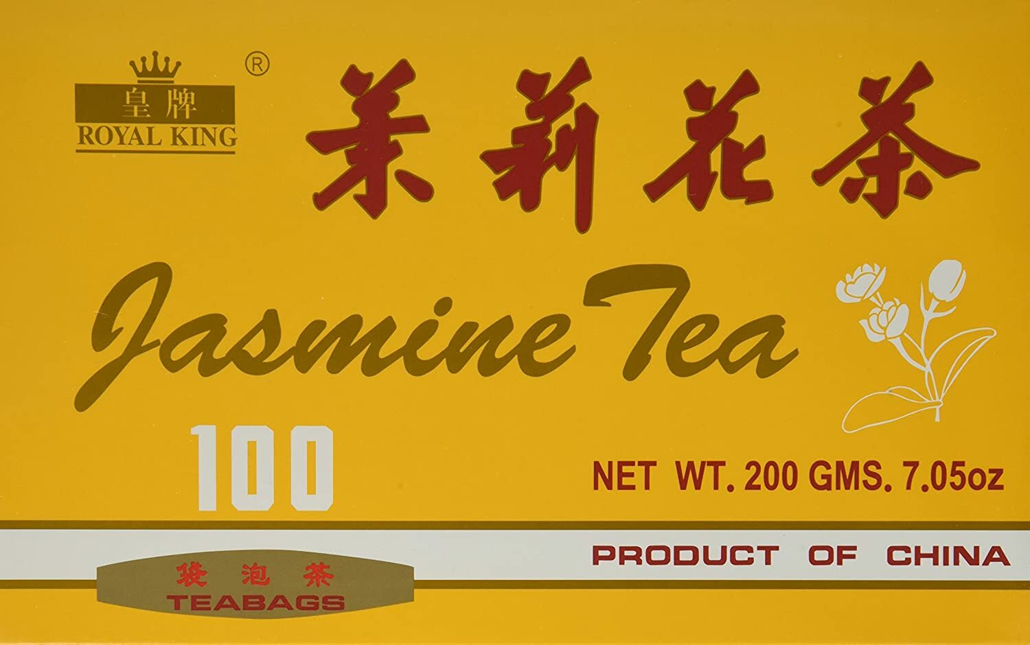 Royal King Jasmine Tea – 100 Tea Bags