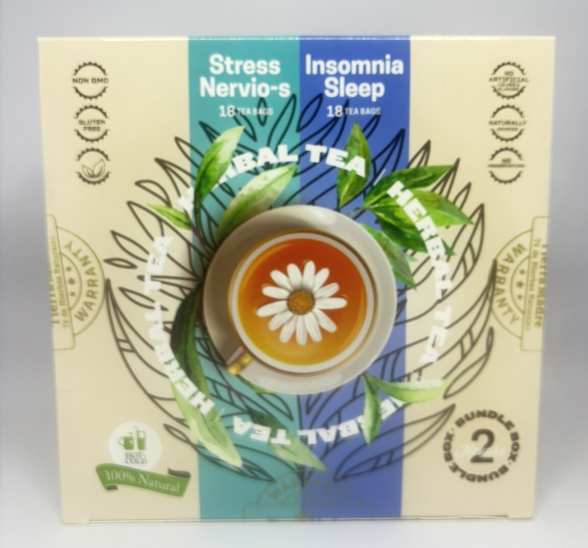 Tierra Madre Herbal Tea Stress Relief 36 Tea Bags/1.36 Oz