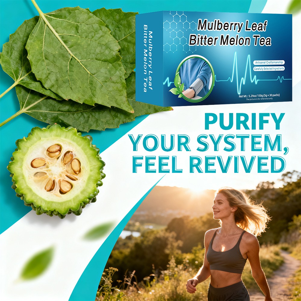 Mulberry Leaf Bitter Melon Tea Help Maintain Blood Sugar Levels 5g Per Pack