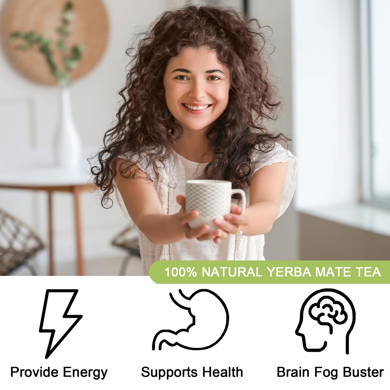 Yerba Mate Tea Bag, 50 Teabags, Unsmoked Yerba Mate, 100% Natural Cultivated …
