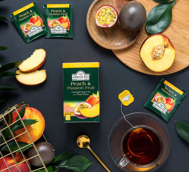 Pack of 3 – Ahmad Peach & Passionfruit Black Tea 20ct