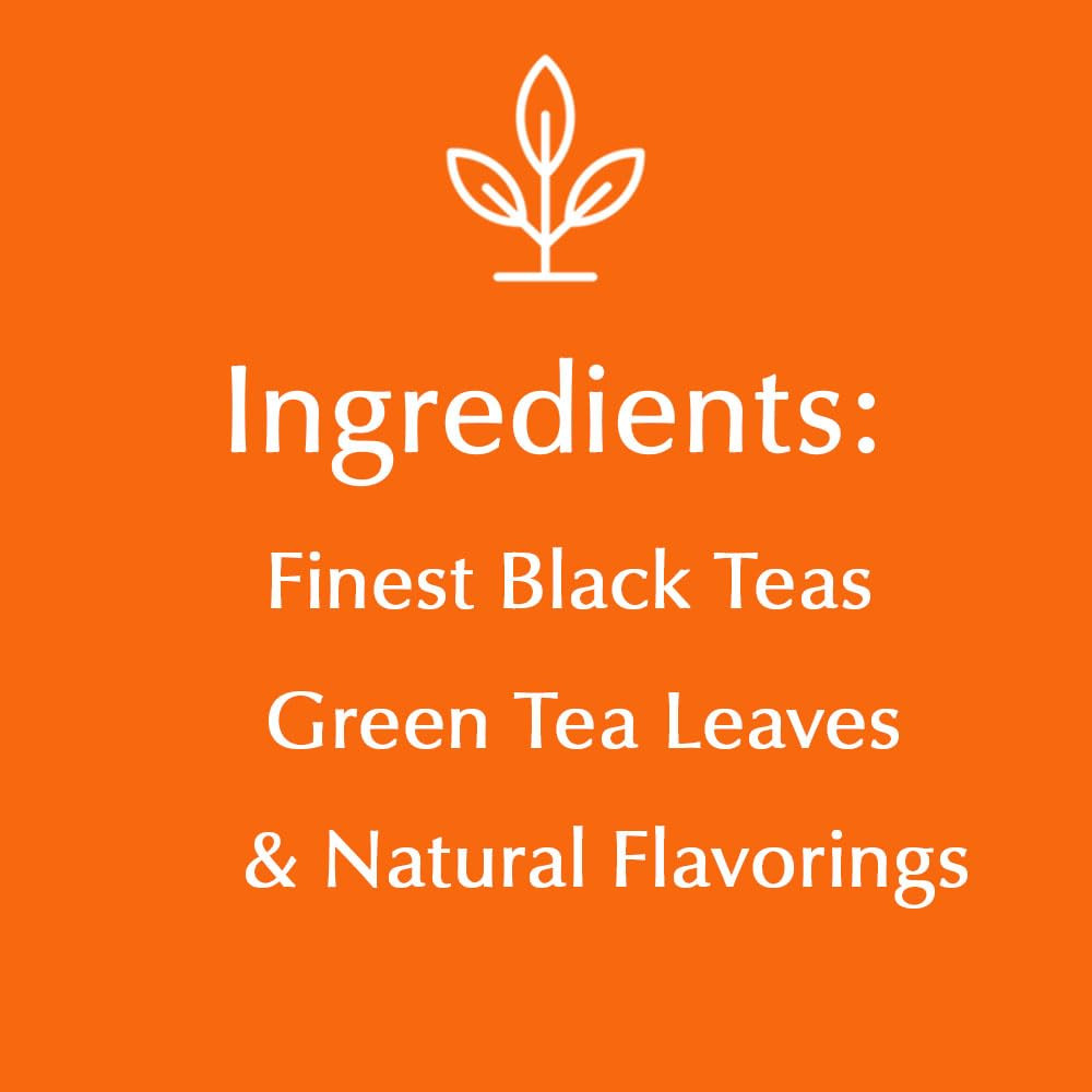 Shangri-La Tea Company Iced Tea Bags, Tropical Passion Decaf, (6 Count)