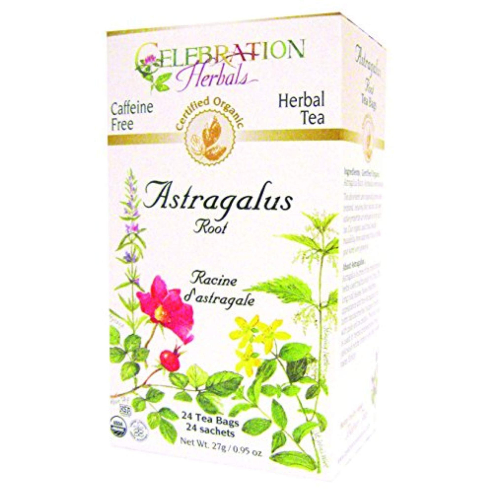 Organic Astragalus Root Herb Tea with Jasmine 24 Count Teabags Celebration He…