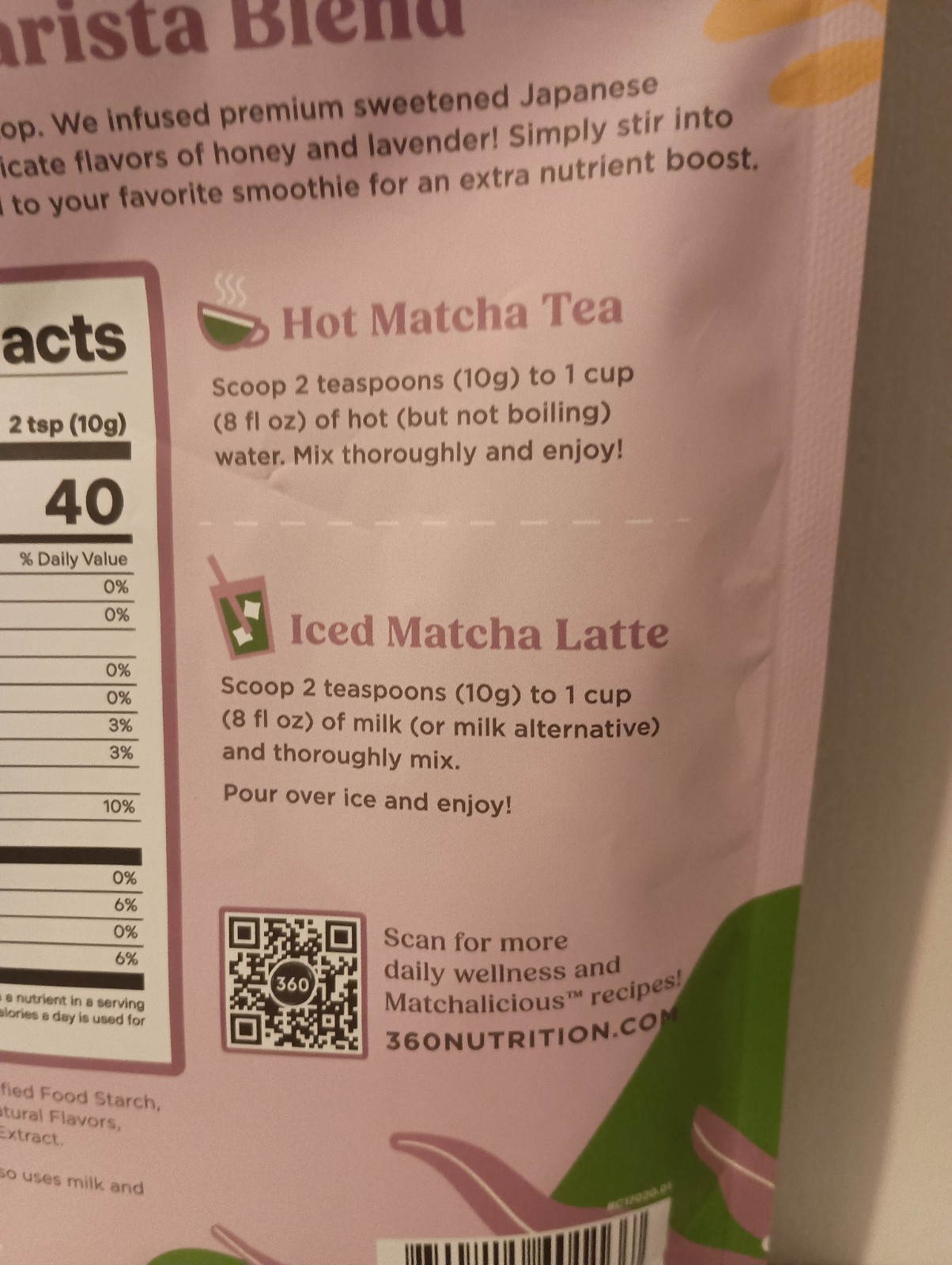Matchalicious™ Premium Instant Japanese Lavender Matcha Powder 6 oz