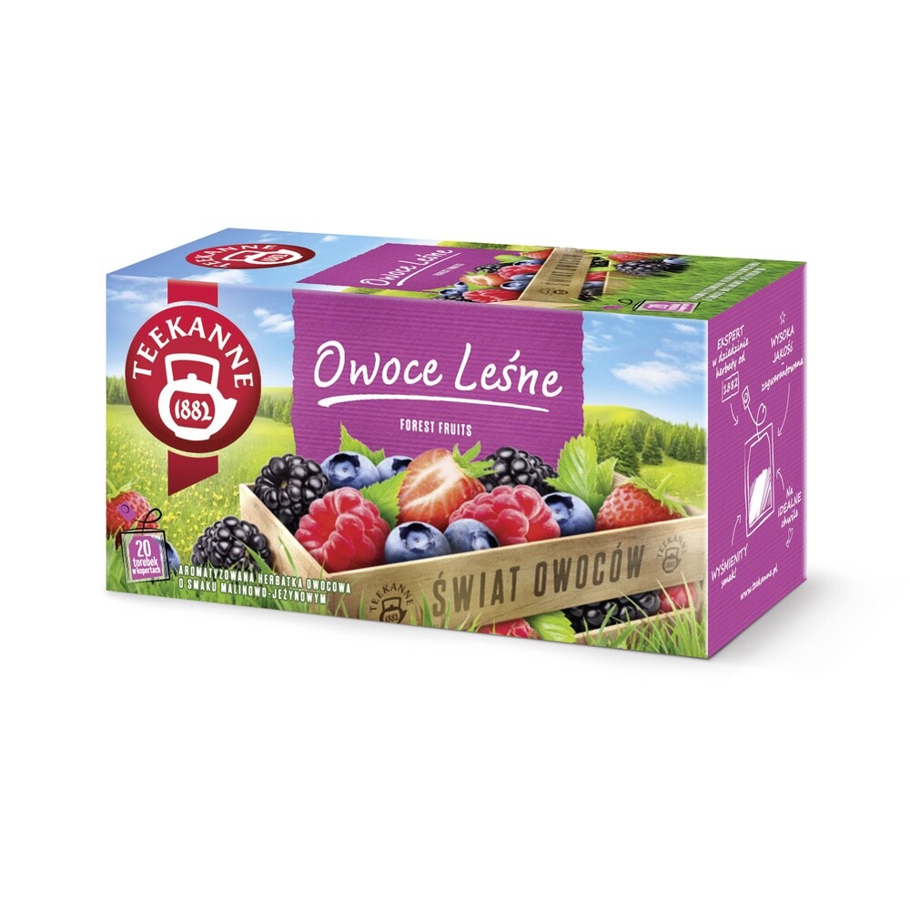 Teekanne FOREST FRUIT Tea – 20 tea bags- DAMAGED- Made in Europe FREE SHIPPING