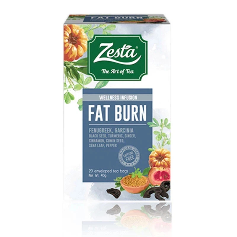 Zesta Ceylon Black tea with Fat Burn Antioxidant Cinnamon Pepper Garcinia Cumin
