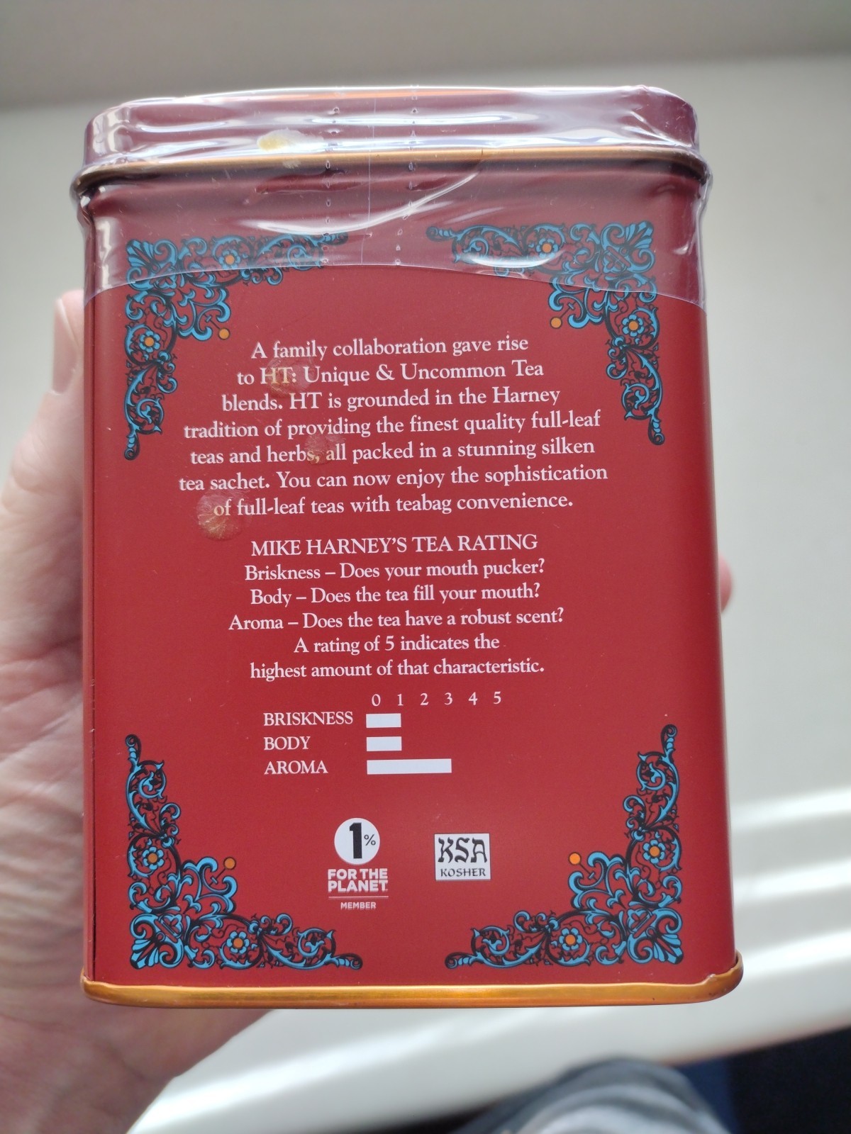 African Autumn Herbal Tea 20X Sachets By Harney & Sons Fine Teas 1.4 oz 40g
