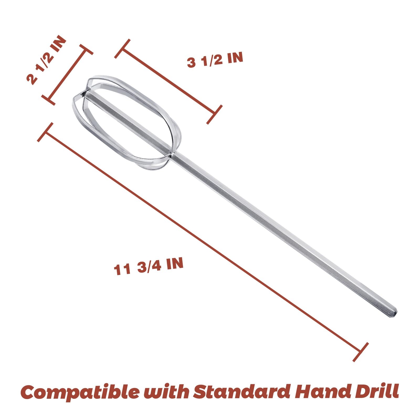 Hand Mixer Beaters used with Standard Drill,Meat