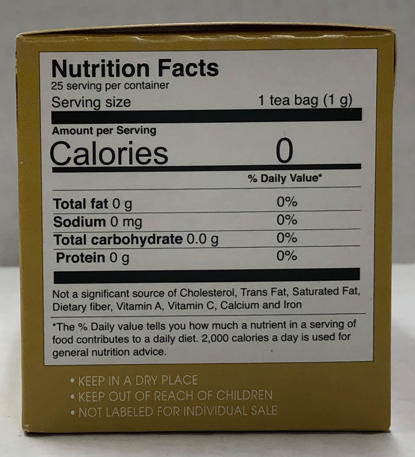 Therbal Te de Canela Tea Cinnamon Infusion Herbs 25 bags