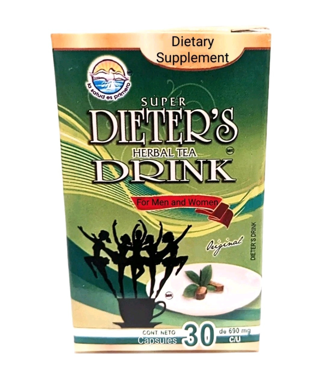 Super Dieter’s Herbal Tea Drink 30Caps Supplement