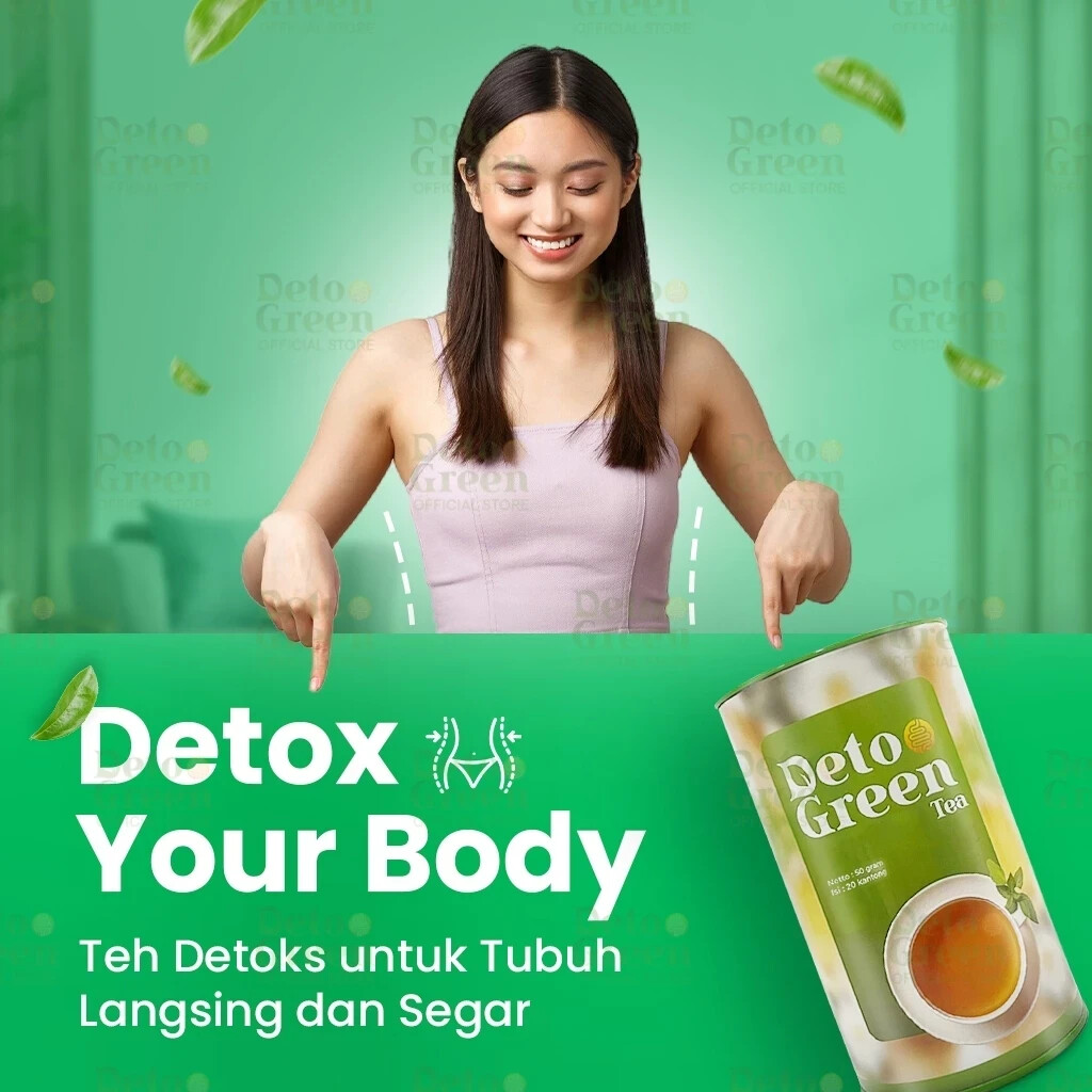 DETOGREEN Detox Tea Healthy and Organic 50 Grams 20 bags