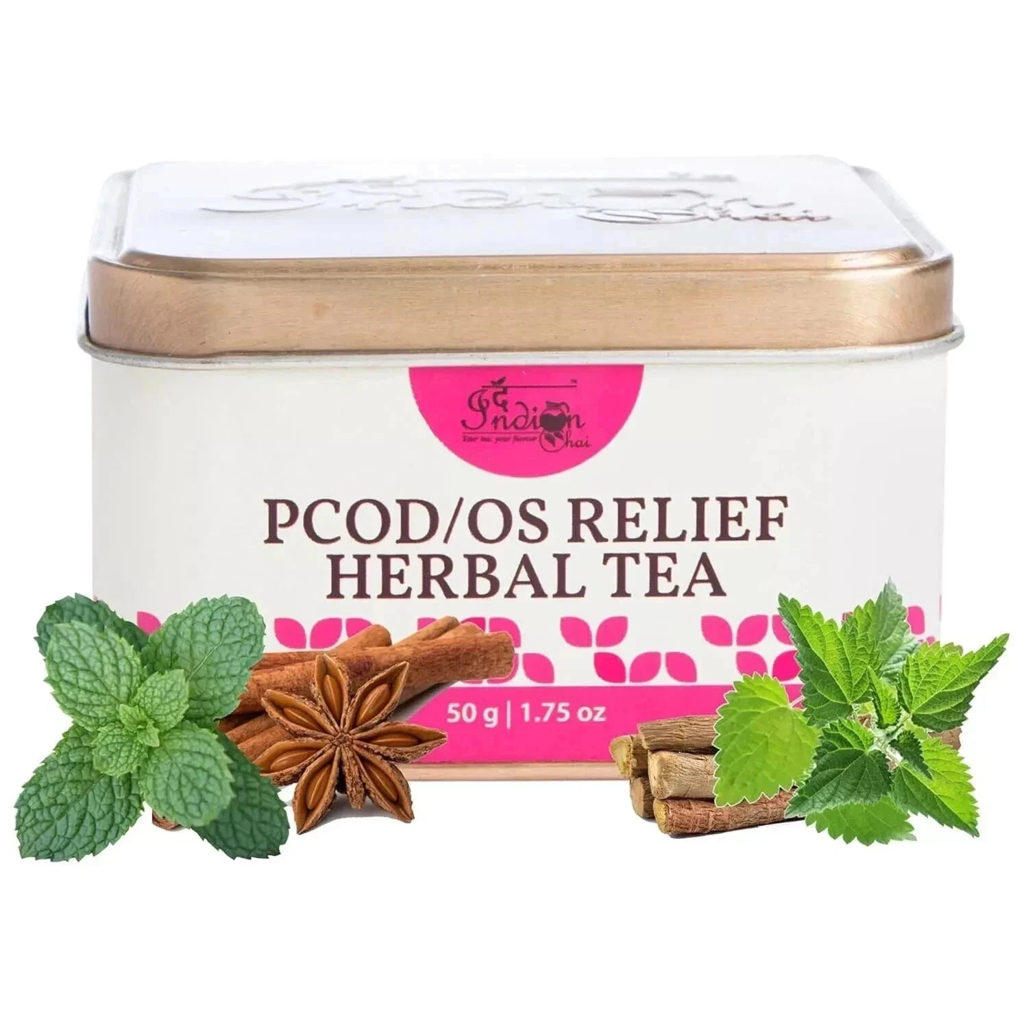 The Indian Chai – Pcos/Od Relief Herbal Tea 50G